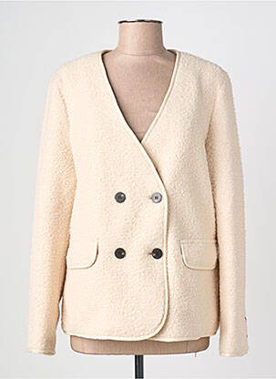 Veste casual coupe droite beige VILA femme