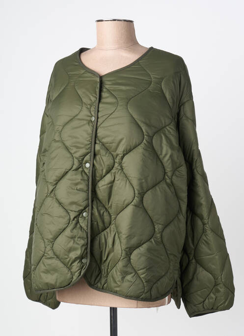 Doudoune manches longues sans capuche vert VILA femme