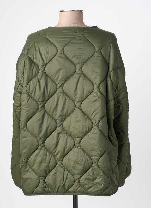 Doudoune manches longues sans capuche vert VILA femme