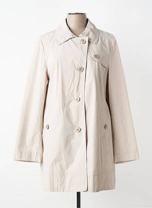 Trench tissage popeline sans capuche beige BETTY BARCLAY femme