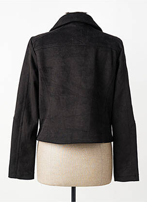 Veste casual tissage suedine noir STREET ONE femme