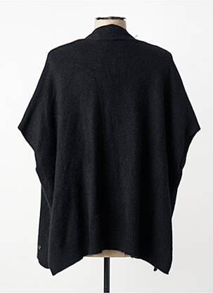 Gilet manches courtes coupe droite noir ORFEO femme