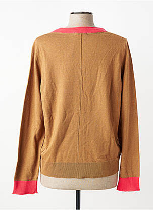 Gilet manches longues coupe cintrée marron WHITE STUFF femme