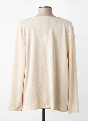 Gilet manches longues manches longues beige STREET ONE femme