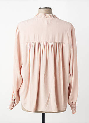 Chemisier tissage crêpe manches longues rose GERARD DAREL femme