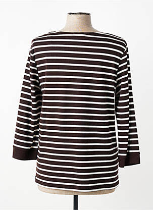 T-shirt manches longues manches longues marron STREET ONE femme