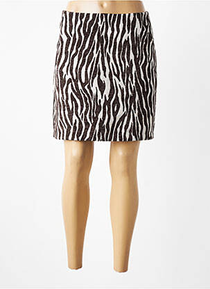 Jupe courte poches marron STREET ONE femme