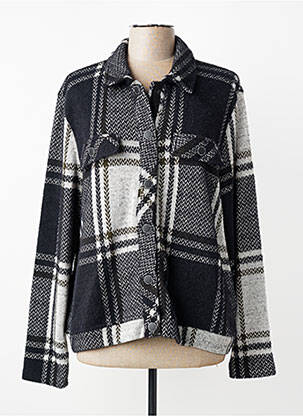 Veste casual coupe droite noir CECIL femme