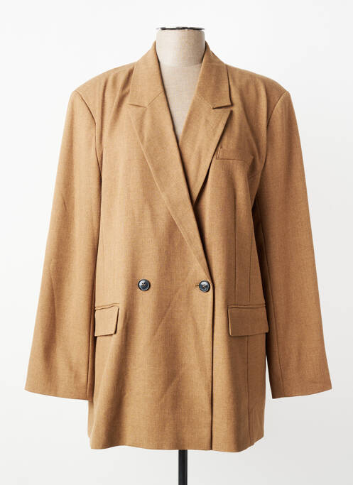 Blazer poignets boutonnés marron B.YOUNG femme