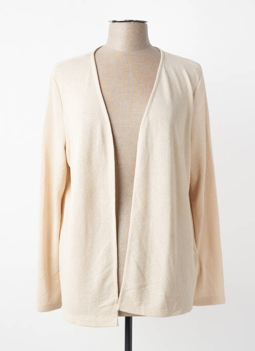 Gilet manches longues manches longues beige STREET ONE femme