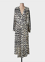 Robe longue manches longues manches longues noir LA PETITE FRANCAISE femme