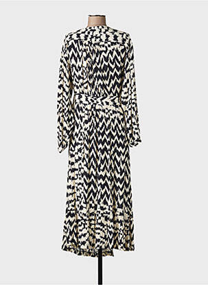 Robe longue manches longues manches longues noir LA PETITE FRANCAISE femme