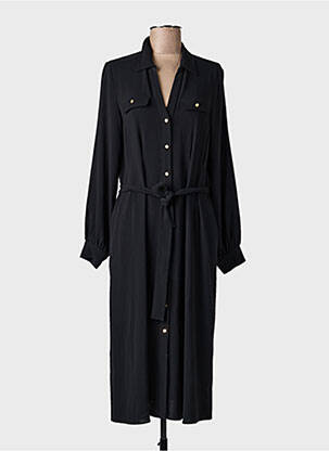 Robe longue manches longues manches longues noir GERARD DAREL femme