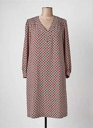 Robe courte manches longues manches longues rouge GERARD DAREL femme