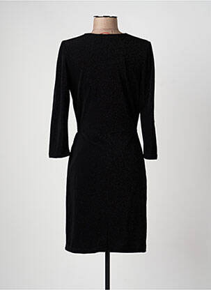 Robe courte manches 3/4 manches 3/4 noir LA PETITE ETOILE femme