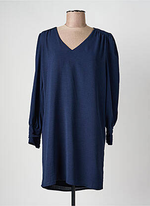 Robe courte manches longues manches longues bleu I.CODE (By IKKS) femme