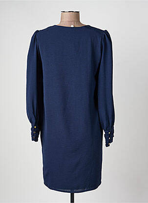 Robe courte manches longues manches longues bleu I.CODE (By IKKS) femme