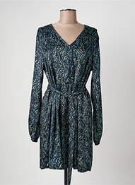 Robe courte manches longues manches longues bleu VILA femme