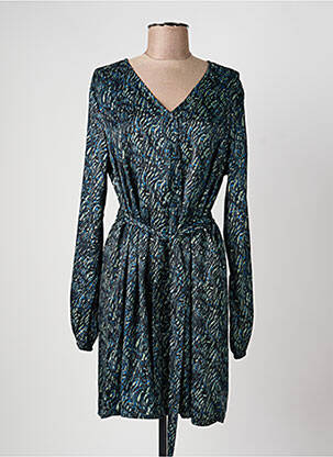 Robe courte manches longues manches longues bleu VILA femme
