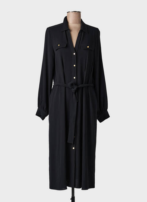 Robe longue manches longues manches longues noir GERARD DAREL femme