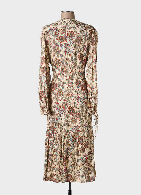 Robe longue manches longues manches longues beige MKT STUDIO femme