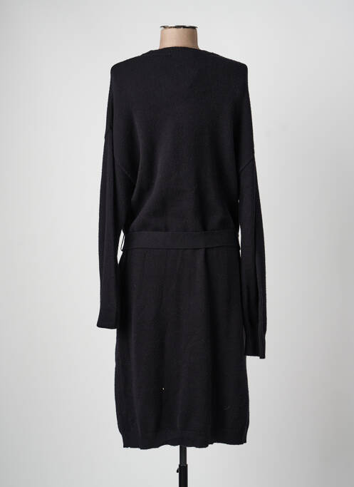 Robe pull coupe cintrée manches longues noir VILA femme
