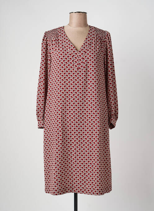Robe courte manches longues manches longues rouge GERARD DAREL femme