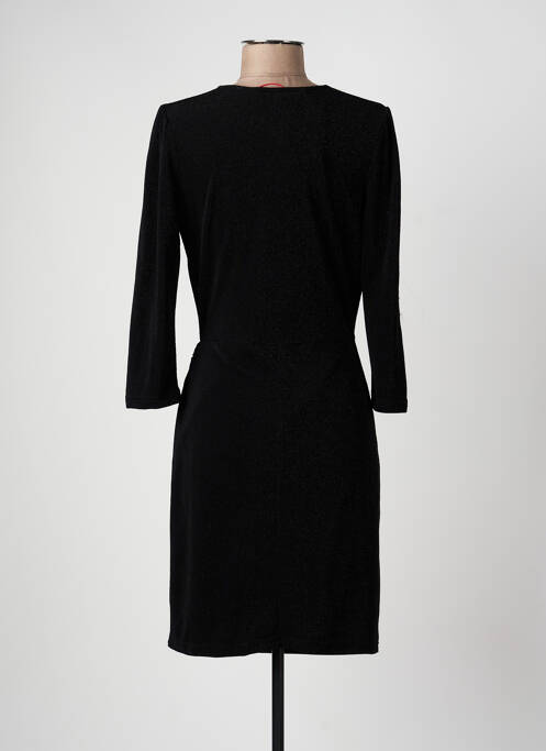 Robe courte manches 3/4 manches 3/4 noir LA PETITE ETOILE femme