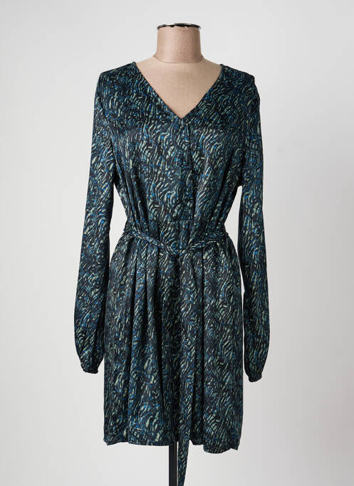 Robe courte manches longues manches longues bleu VILA femme