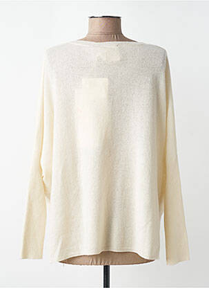 Pull col v manches longues beige ABSOLUT CASHMERE femme