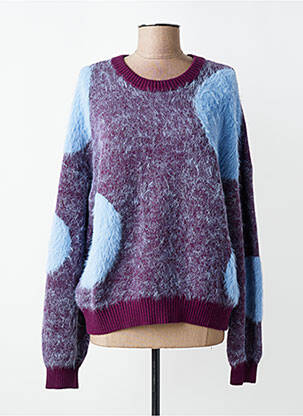 Pull stretch manches longues violet POM AMSTERDAM femme