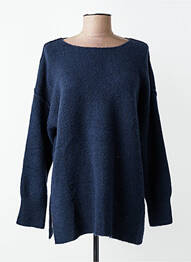 Pull stretch manches longues bleu AN' GE femme