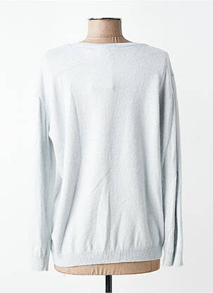 Pull col v manches longues bleu ARTLOVE femme