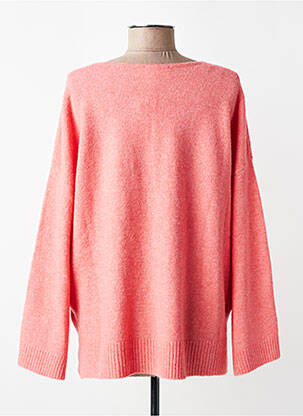 Pull coupe droite manches longues rose GRACE & MILA femme