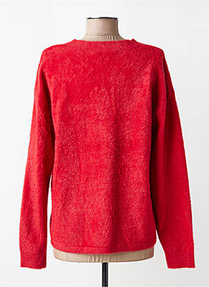 Pull coupe cintrée manches longues rouge BETTY BARCLAY femme