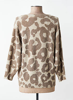 Pull col v manches longues beige BETTY BARCLAY femme