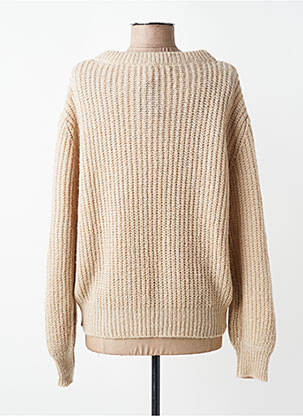 Pull stretch manches longues beige SIGNE NATURE femme