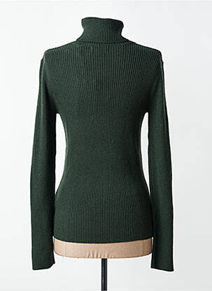 Pull col roulé coupe cintrée manches longues vert MKT STUDIO femme