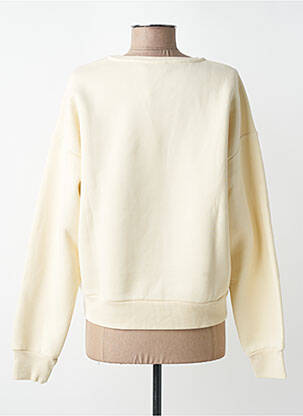 Sweat-shirt stretch manches longues beige VILLA BLEUE femme