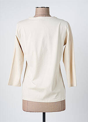 T-shirt manches 3/4 manches 3/4 beige BETTY BARCLAY femme