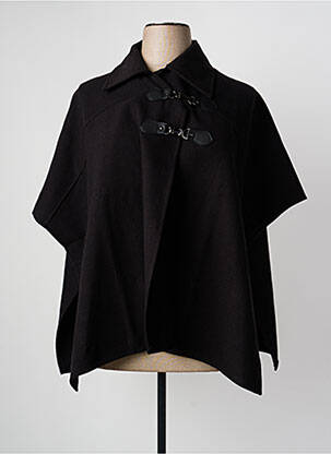 Poncho coupe ample noir VILA femme