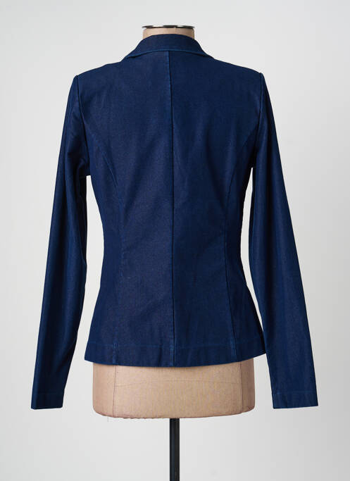 Blazer coupe cintrée bleu ICHI femme