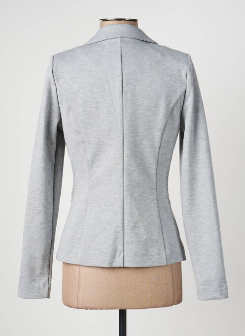 Blazer coupe cintrée gris ICHI femme