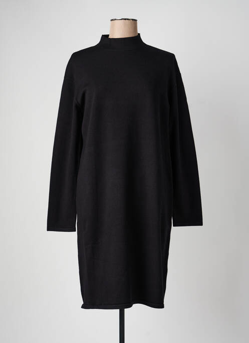 Robe pull col rond manches longues noir BETTY BARCLAY femme