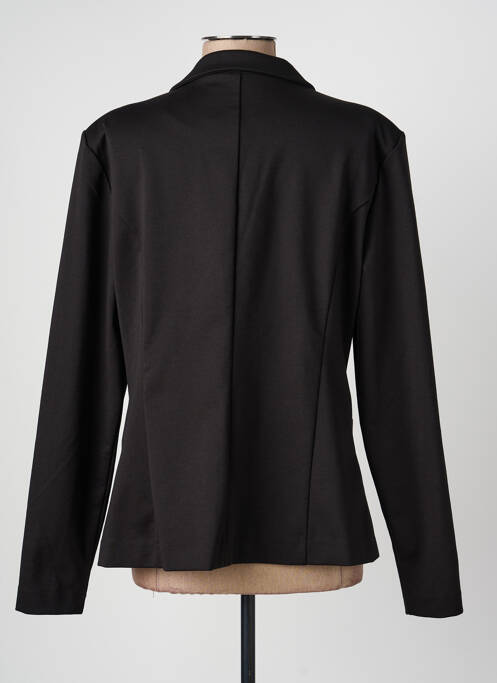 Veste casual col tailleur noir ICHI femme