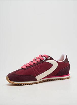 Baskets bout rond talon plat jusqu'à 3cm violet ZERO CENTCINQ femme