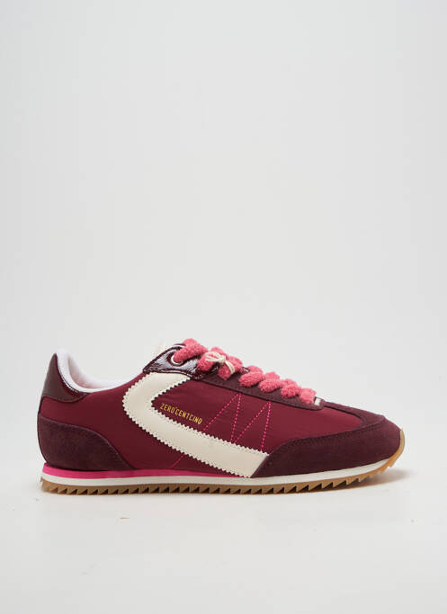 Baskets bout rond talon plat jusqu'à 3cm violet ZERO CENTCINQ femme