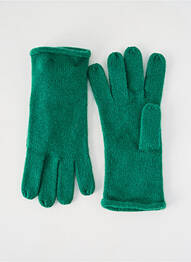 Gants stretch vert ABSOLUT CASHMERE femme