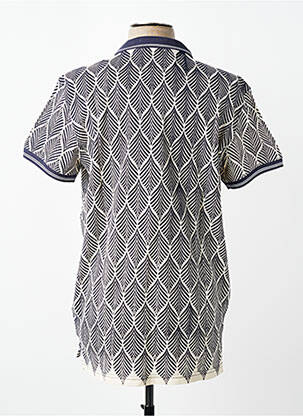 Polo coupe droite manches courtes bleu DAYTONA homme