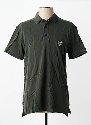 Polo coupe droite manches courtes vert DAYTONA homme